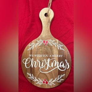 Christmas Wall Plaque - 11 1/8” round (excludes handle)
